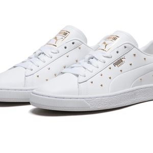 Puma Wmns Basket Studs 'White'